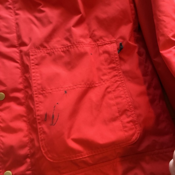 Red Burton Living Lining Ski / Snowboard Jacket Large Chore Collar Heavy Coat - Picture 7 of 8